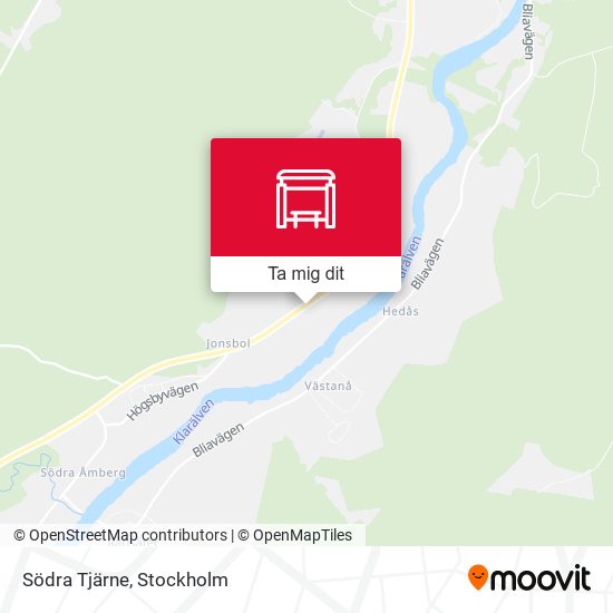 Södra Tjärne karta