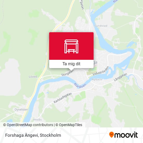 Forshaga Ängevi karta