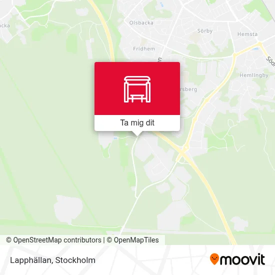 Lapphällan karta