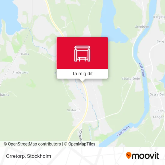Orretorp karta