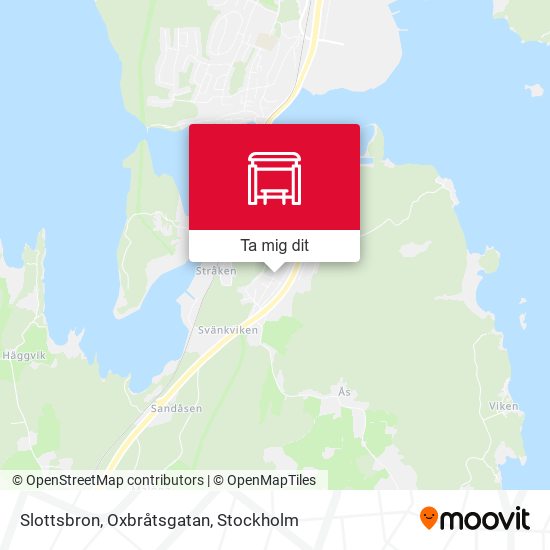 Slottsbron, Oxbråtsgatan karta