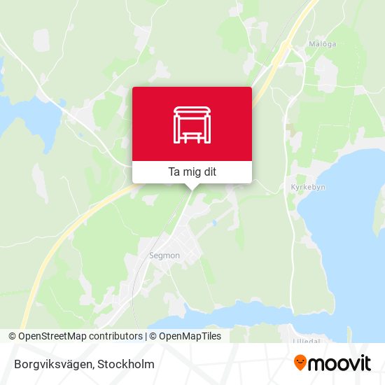 Borgviksvägen karta