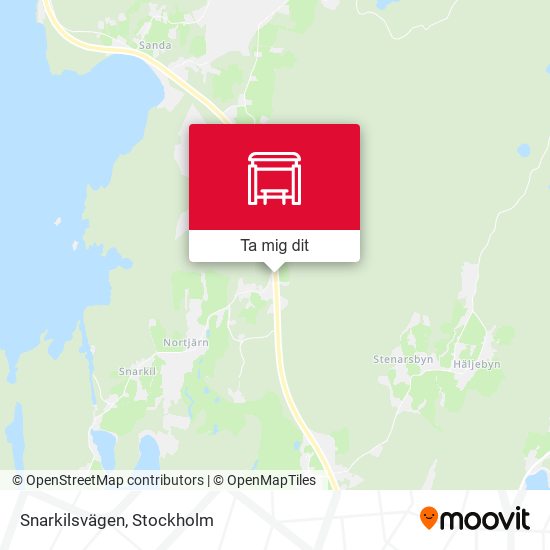 Snarkilsvägen karta