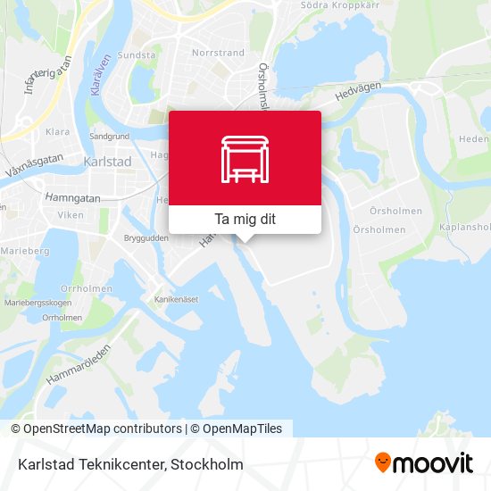 Karlstad Teknikcenter karta