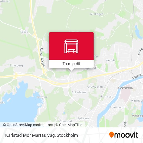 Karlstad Mor Märtas Väg karta