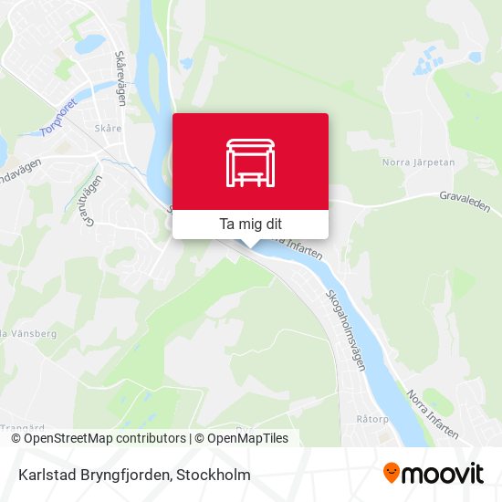 Karlstad Bryngfjorden karta