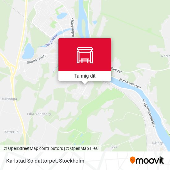 Karlstad Soldattorpet karta