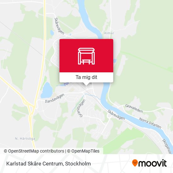 Karlstad Skåre Centrum karta