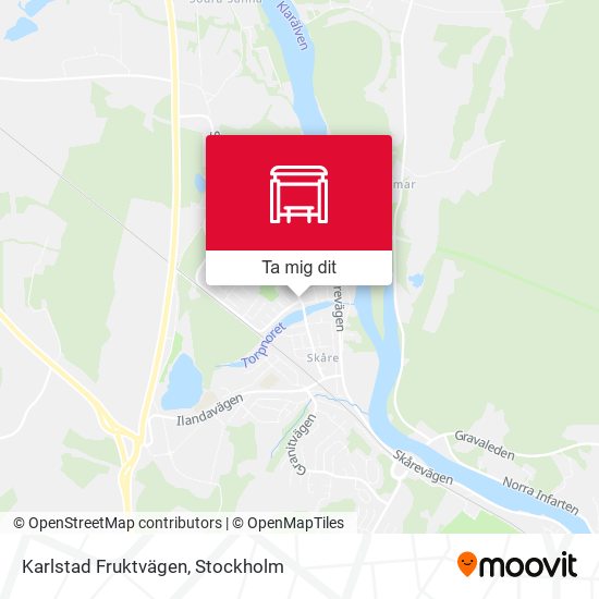 Karlstad Fruktvägen karta