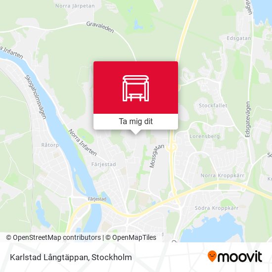 Karlstad Långtäppan karta