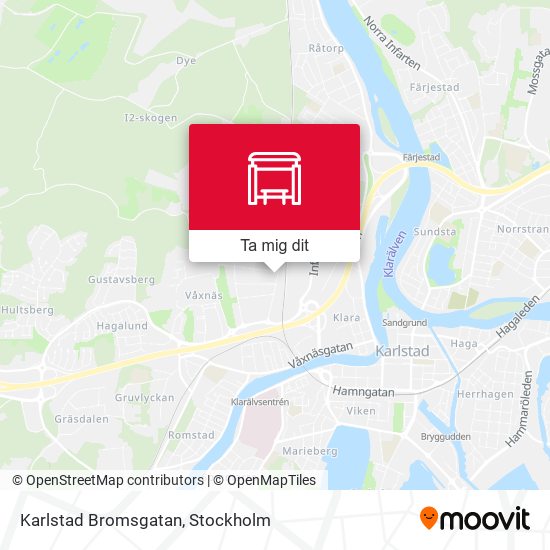 Karlstad Bromsgatan karta