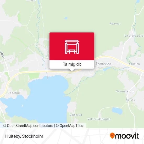Hulteby karta