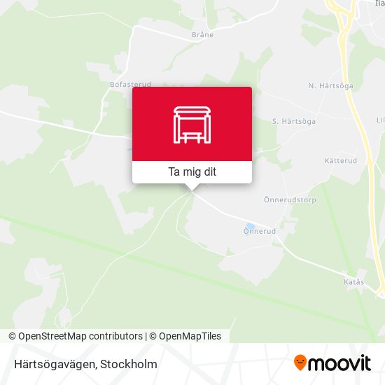 Härtsögavägen karta