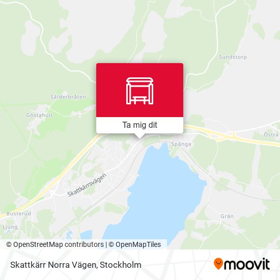 Skattkärr Norra Vägen karta