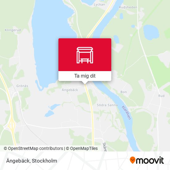 Ängebäck karta