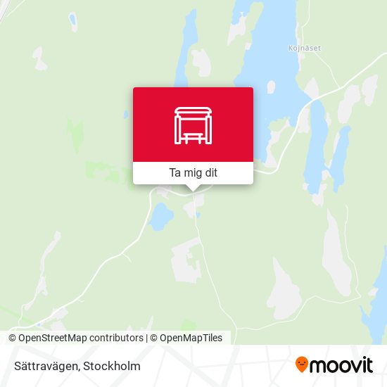 Sättravägen karta