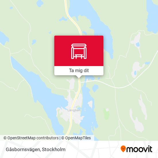 Gåsbornsvägen karta