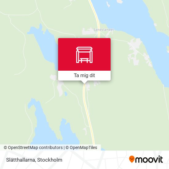 Slätthallarna karta
