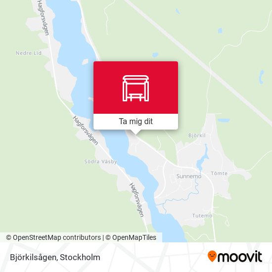 Björkilsågen karta