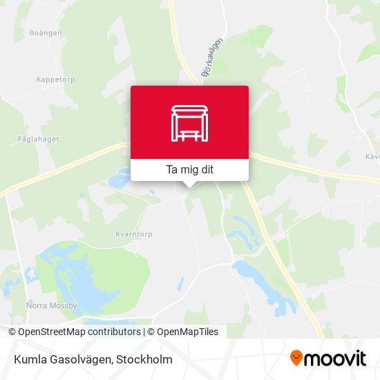 Kumla Gasolvägen karta