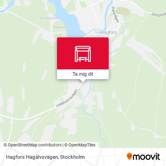 Hagfors Hagälvsvägen karta