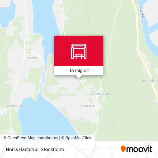 Norra Basterud karta
