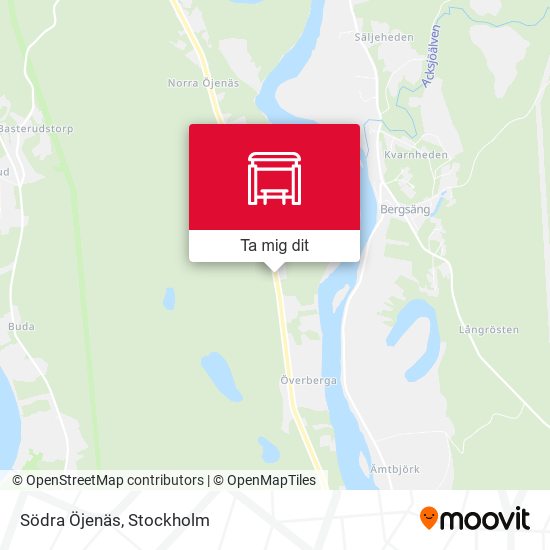 Södra Öjenäs karta