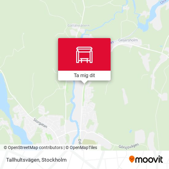 Tallhultsvägen karta