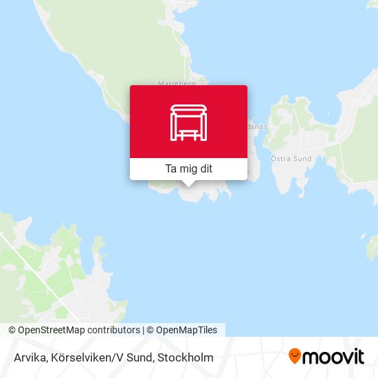 Arvika, Körselviken/V Sund karta