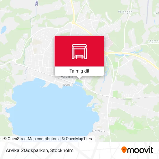 Arvika Stadsparken karta