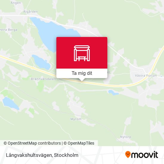 Långvakshultsvägen karta