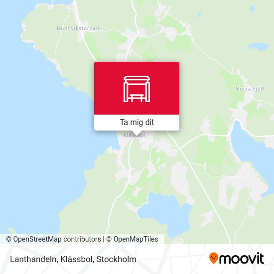 Lanthandeln, Klässbol karta