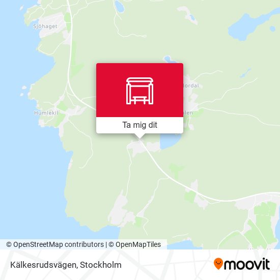 Kälkesrudsvägen karta