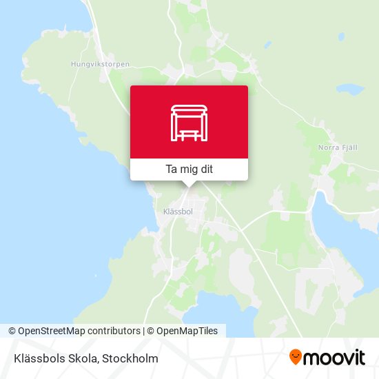Klässbols Skola karta