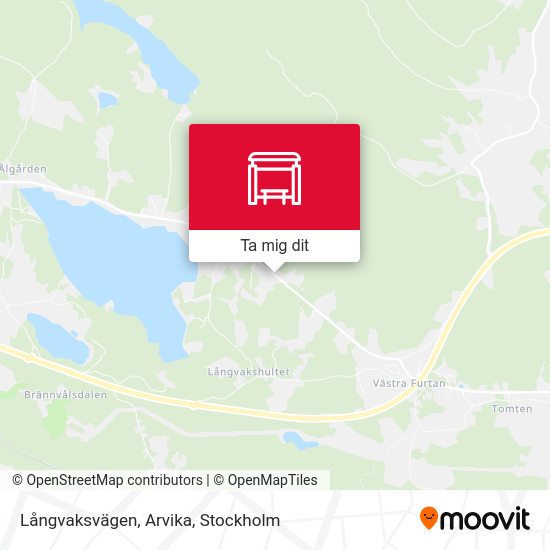 Långvaksvägen, Arvika karta