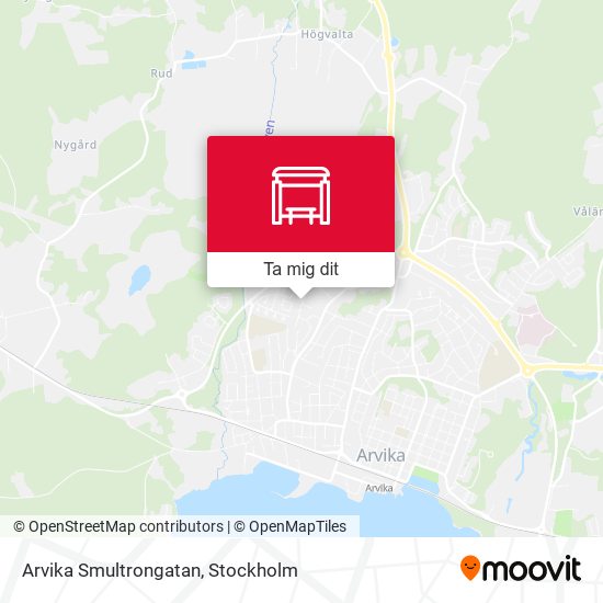 Arvika Smultrongatan karta