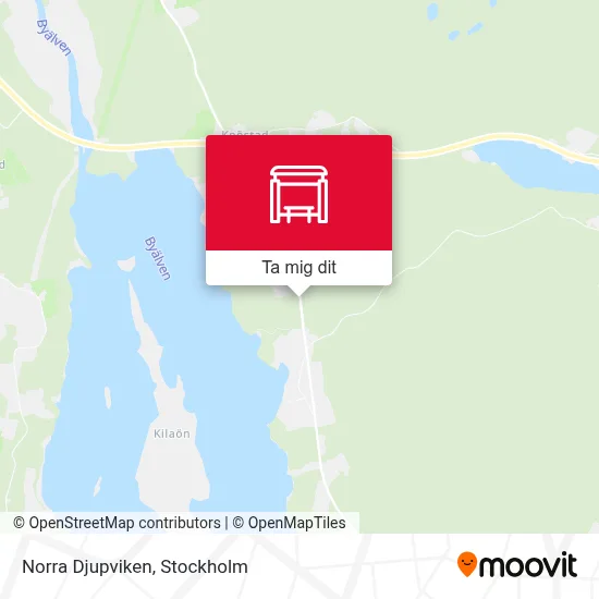 Norra Djupviken karta
