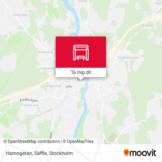Hamngatan, Säffle karta