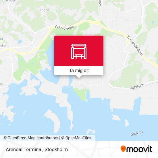 Arendal Terminal karta