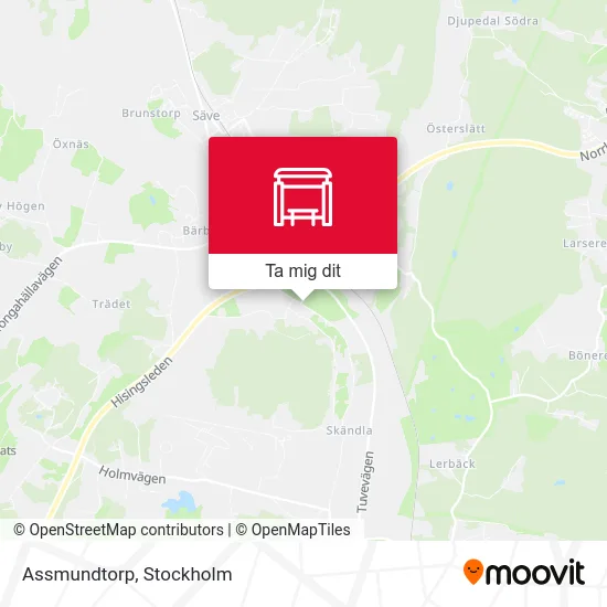 Assmundtorp karta