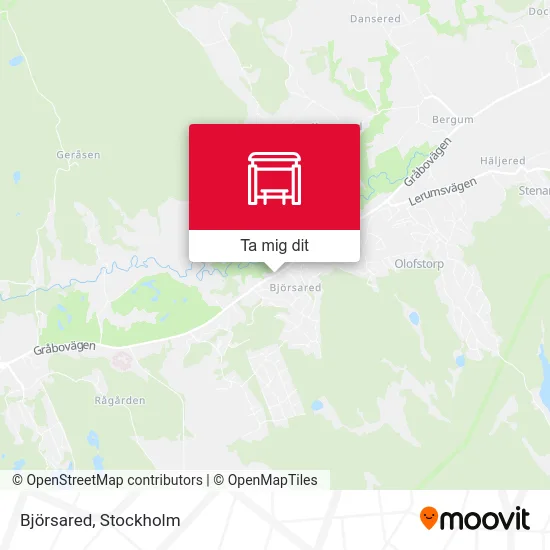Björsared karta