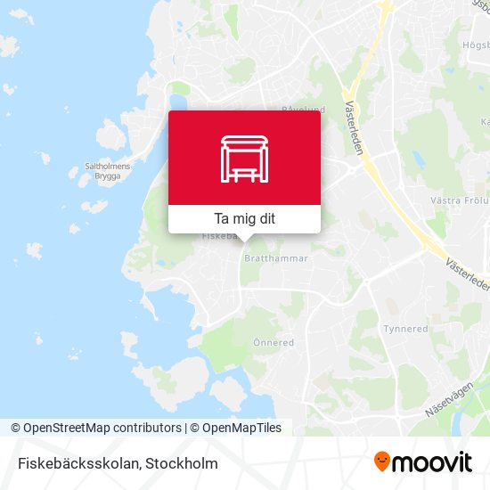 Fiskebäcksskolan karta