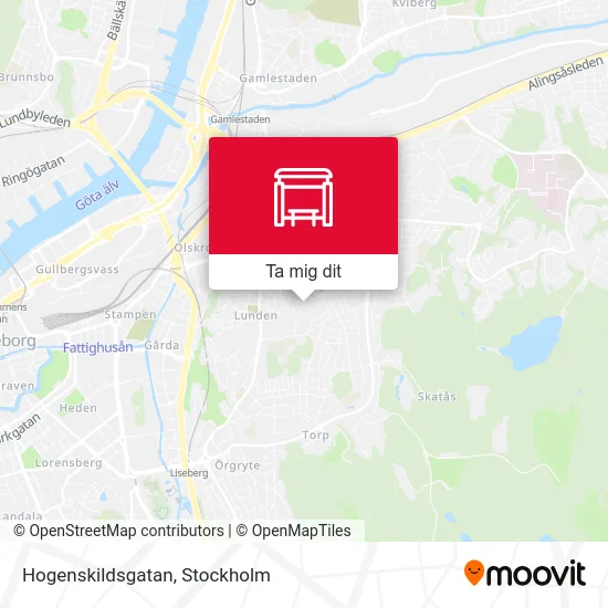 Hogenskildsgatan karta