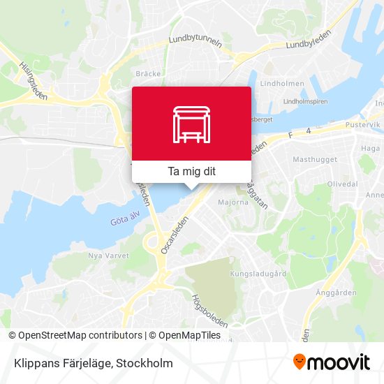 Klippans Färjeläge karta