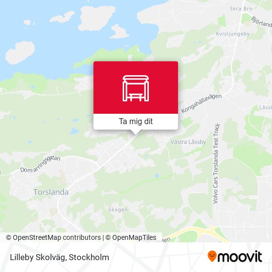 Lilleby Skolväg karta