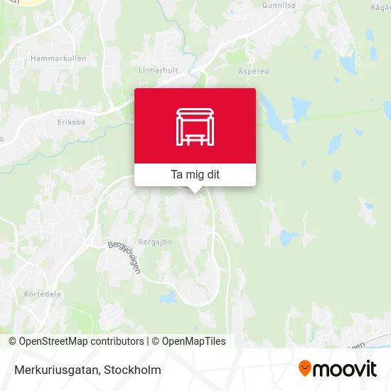 Merkuriusgatan karta