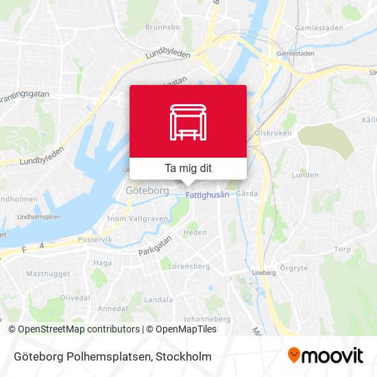 Göteborg Polhemsplatsen karta