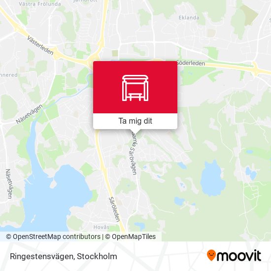 Ringestensvägen karta