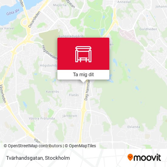 Tvärhandsgatan karta