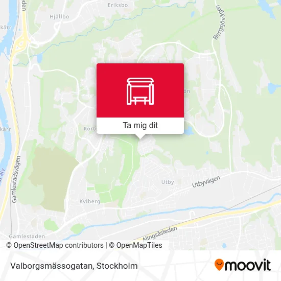 Valborgsmässogatan karta